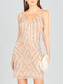 Lara 28859 - Spaghetti Strap Beaded Cocktail Dress by Lara New York