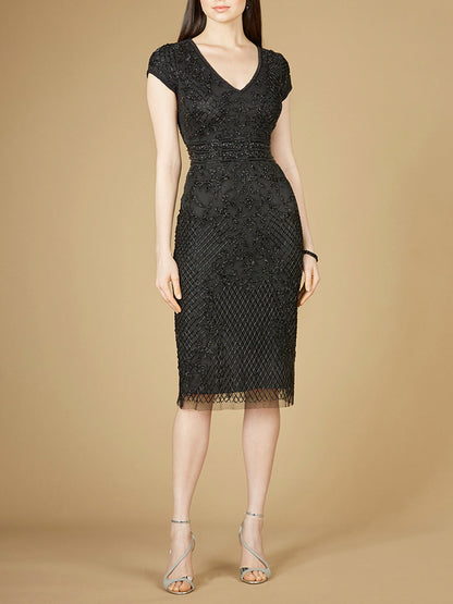 Cap Sleeve Midi Gown - OUTLET by Lara New York