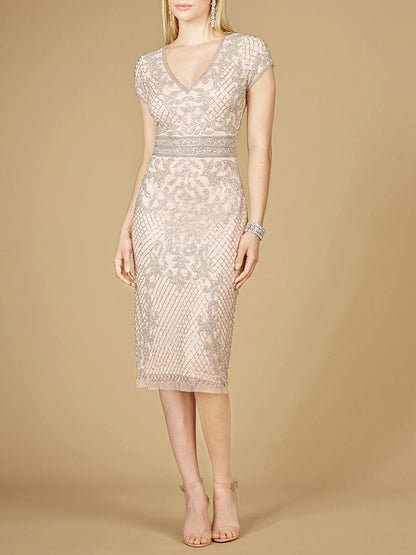 Cap Sleeve Midi Gown - OUTLET by Lara New York
