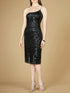 One Shoulder Midi Cocktail Dress - OUTLET by Lara New York
