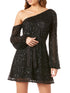 One Shoulder Cocktail Dress OUTLET by Lara New York