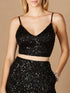 Spaghetti Strap Beaded Top by Lara New York