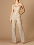 Beaded Off Shoulder Jumpsuit by Lara New York