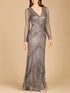 Long Sleeve Fringe Dress by Lara New York