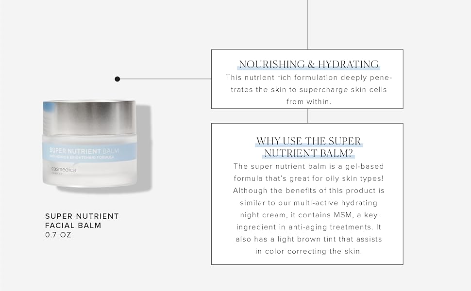Super Nutrient Facial Balm by Cosmedica Skincare