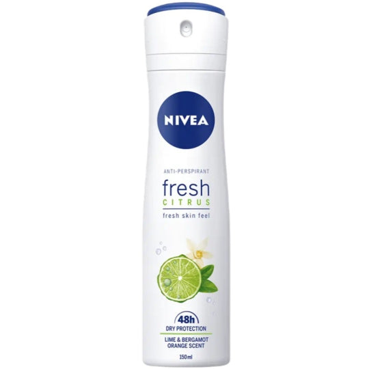 Nivea Fresh Citrus Antiperspirant Deodorant Spray For Women 150 Ml by Pasteur Pharmacy
