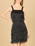 Lara 29488 - Beaded Fringe Cocktail Dress by Lara New York