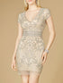 Lara 29571 - Embellished Short Dress by Lara New York