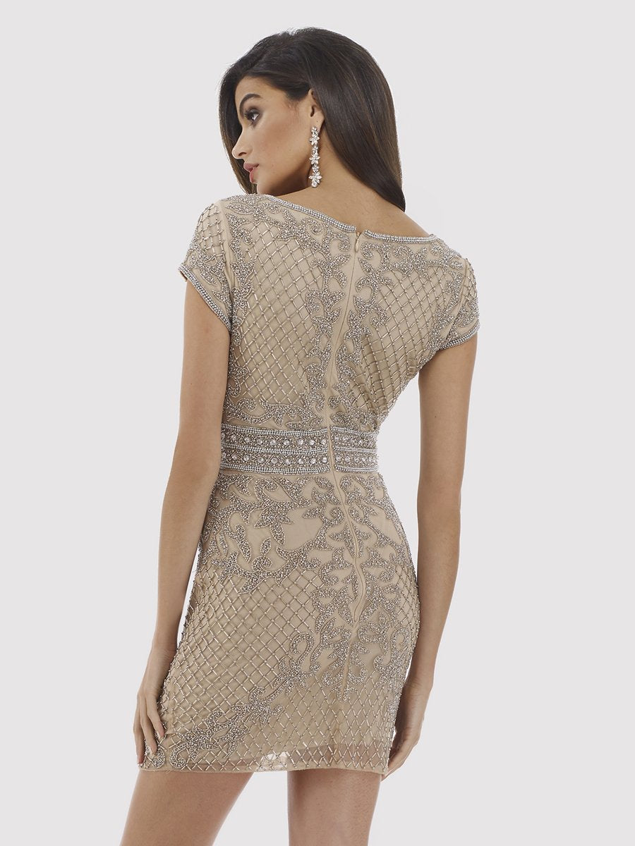 Lara 29571 - Embellished Short Dress by Lara New York