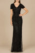 Lara 29606 - Closed Back, Cap Sleeve Dress by Lara New York