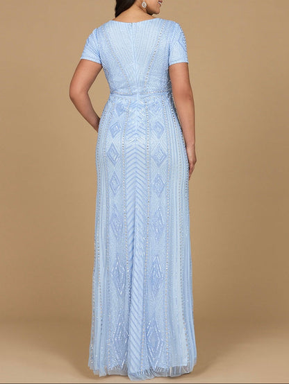 Lara 29606 - Closed Back, Cap Sleeve Dress by Lara New York