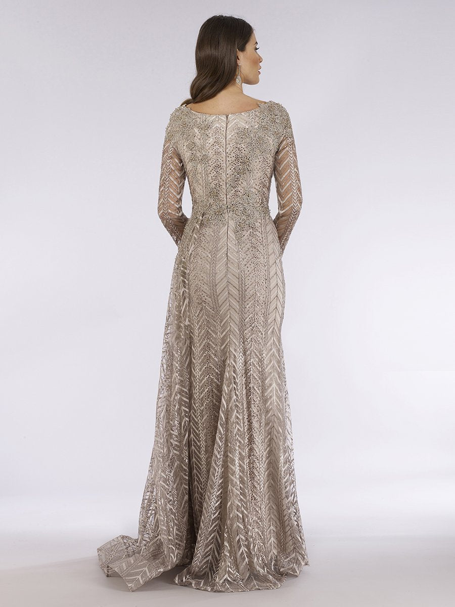 Lara 29620 - Lace Skirt Overlay Dress OUTLET by Lara New York