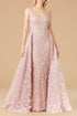 Overskirt Lace Fitted Gown by Lara New York