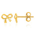 14k Yellow Gold Bow Style Post Earrings by Bids.com