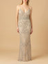 Body Con V-neck Beaded Dress | Lara 29904 by Lara New York