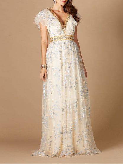 Lara 29966 - Lace, V-Neck Dress by Lara New York