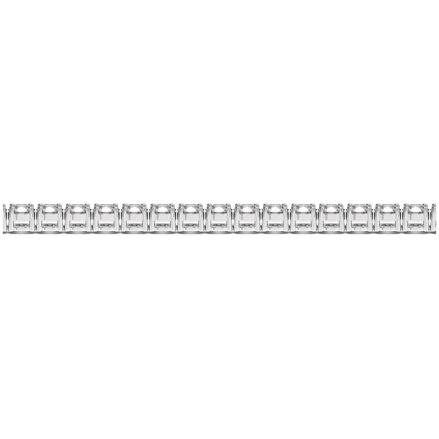 Lab Grown Round Diamond Tennis Bracelet in 14k White Gold (8 cctw F/G VS2/SI1) by Bids.com