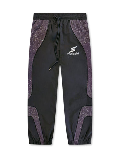 The Syndicate Nylon Pants - Black by Denim Exchange