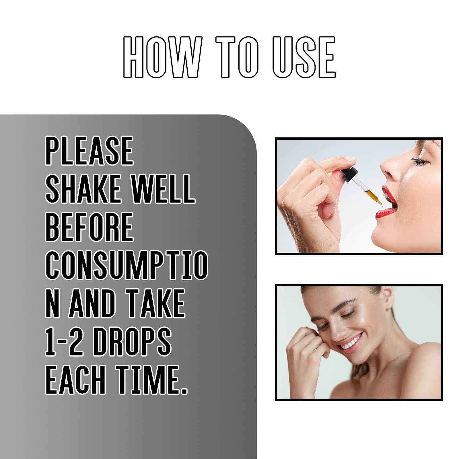 Dietary Supplement Toning Drops Relieve Anxiety Toning Body Toning Waist Firming Skin Body Care