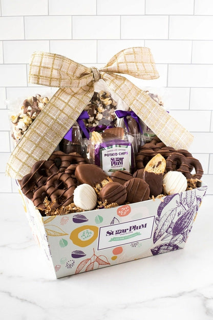 Chocolate Gift Basket - 25-Piece Handcrafted Gourmet Assortment (5.5 lbs)
