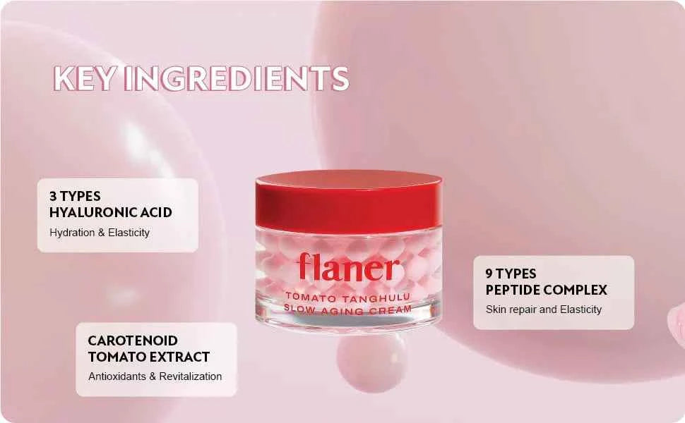 [ Flaner ] Tomato  Face Moisturizer Cream 50ml