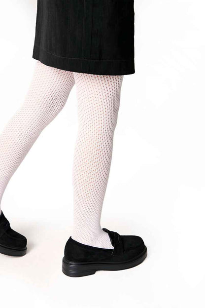 Conte-Kids Cotton Tights Miss 616 - Mesh Pattern