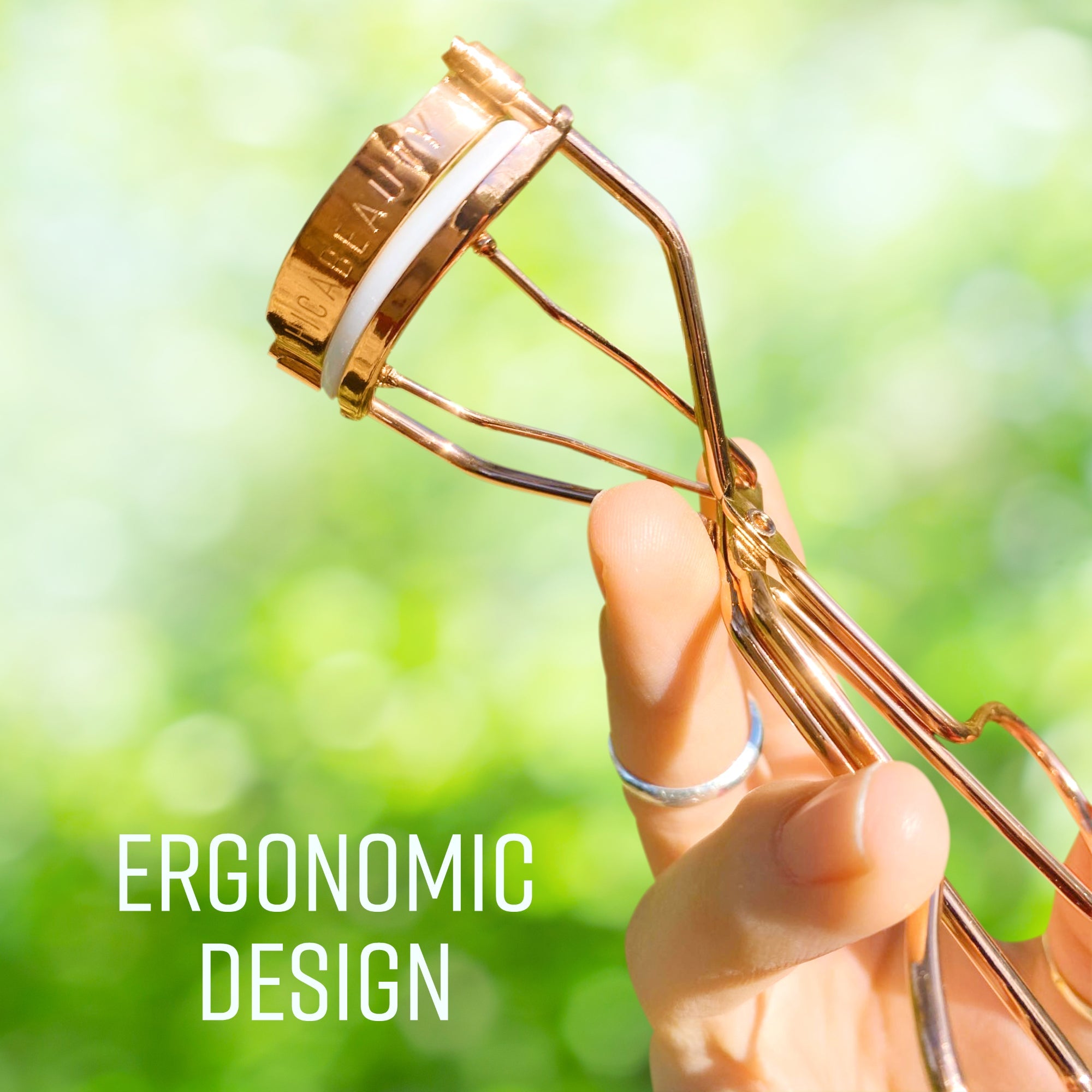 The Rose Gold Eyelash Curler by Chica Beauty