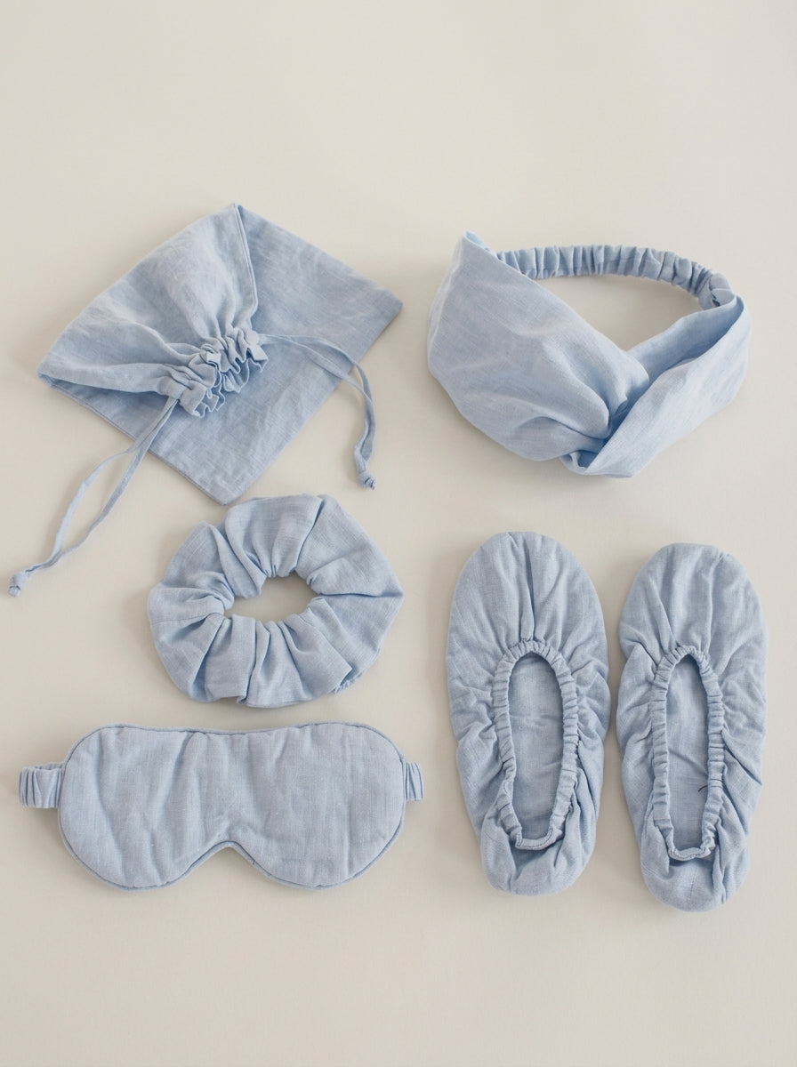 Linen Sleep and Travel Comfort Set by LINTICO