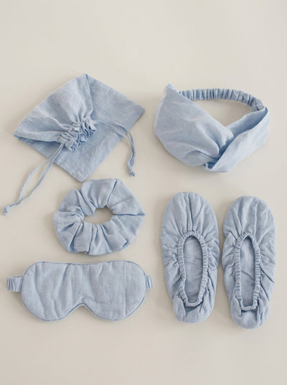 Linen Sleep and Travel Comfort Set by LINTICO