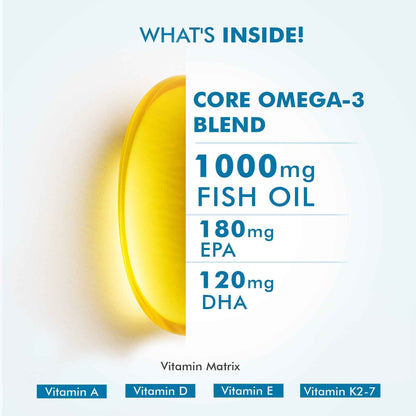 Dr Morpen Omega-3 1000Mg Deep Sea Fish Oil Softgel Capsules