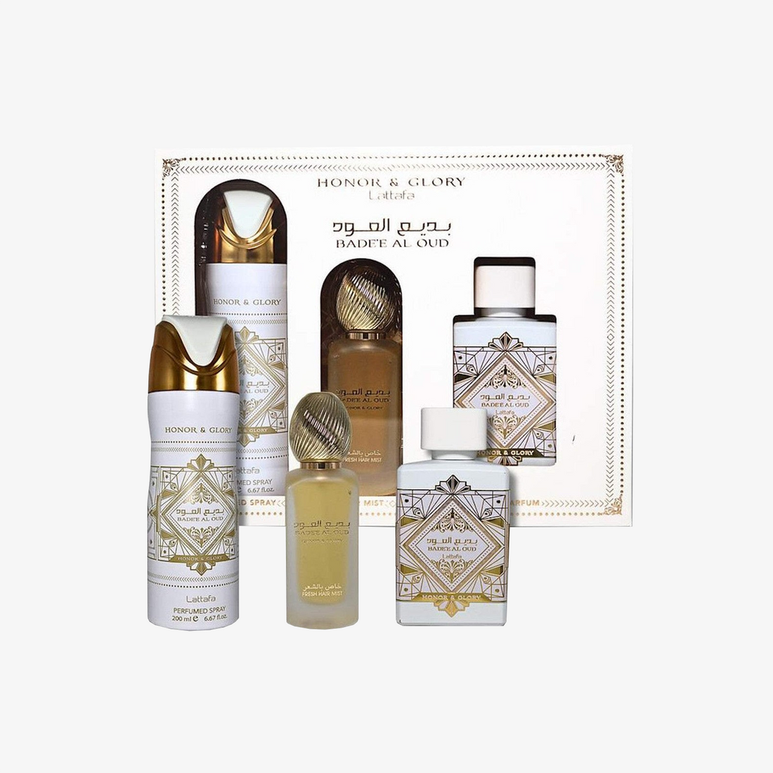 Badee Al Oud Honor And Glory Set by Lattafa USA
