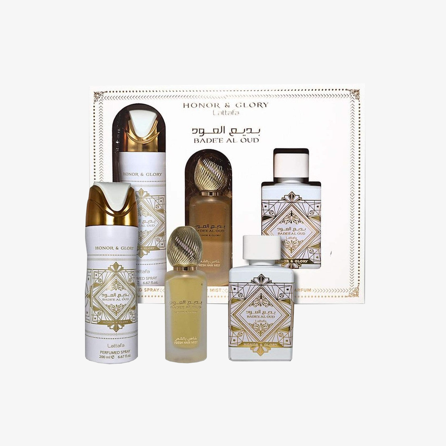Badee Al Oud Honor And Glory Set by Lattafa USA