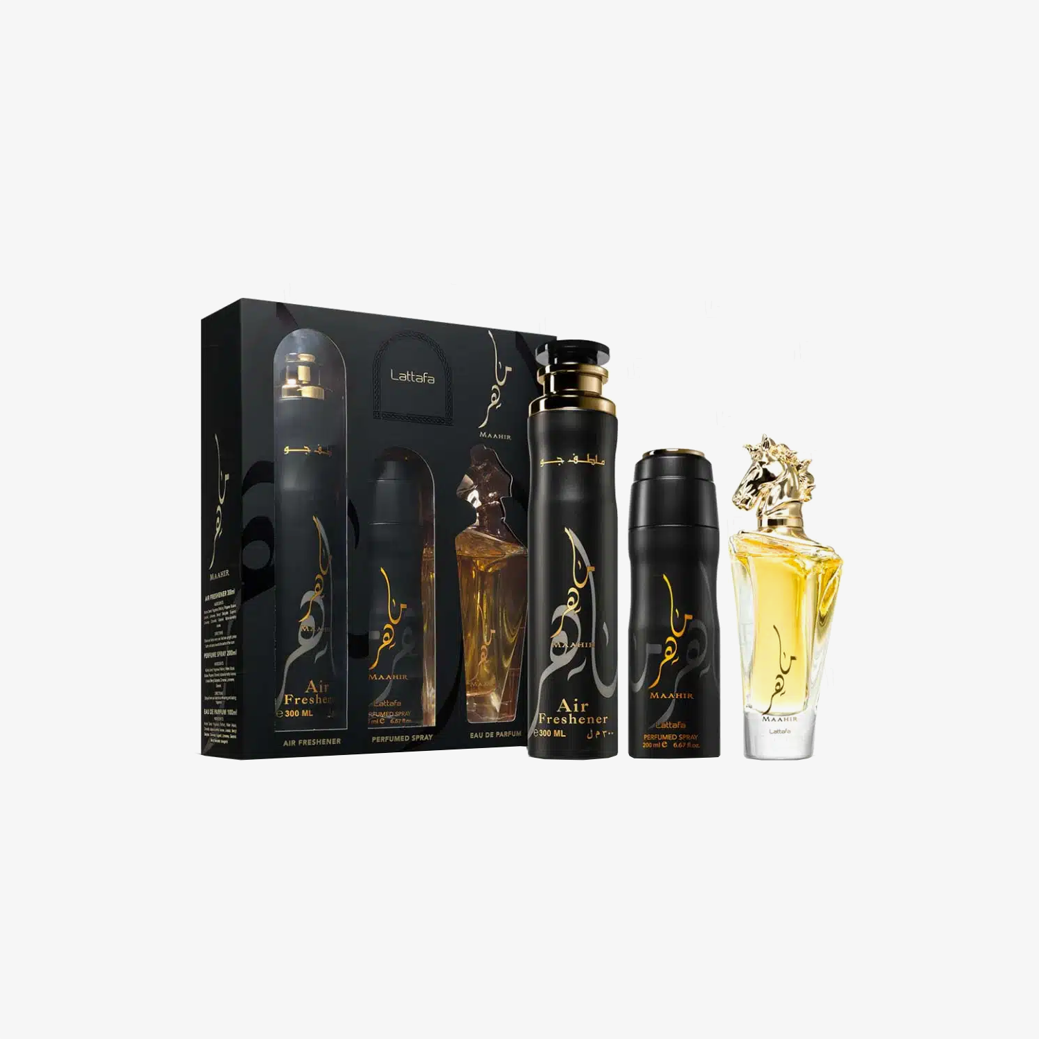 Maahir Black Edition Set by Lattafa USA