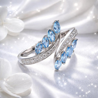 925 Sterling Silver Plated Platinum Pavé CZ Ring for Women  DestGlow
