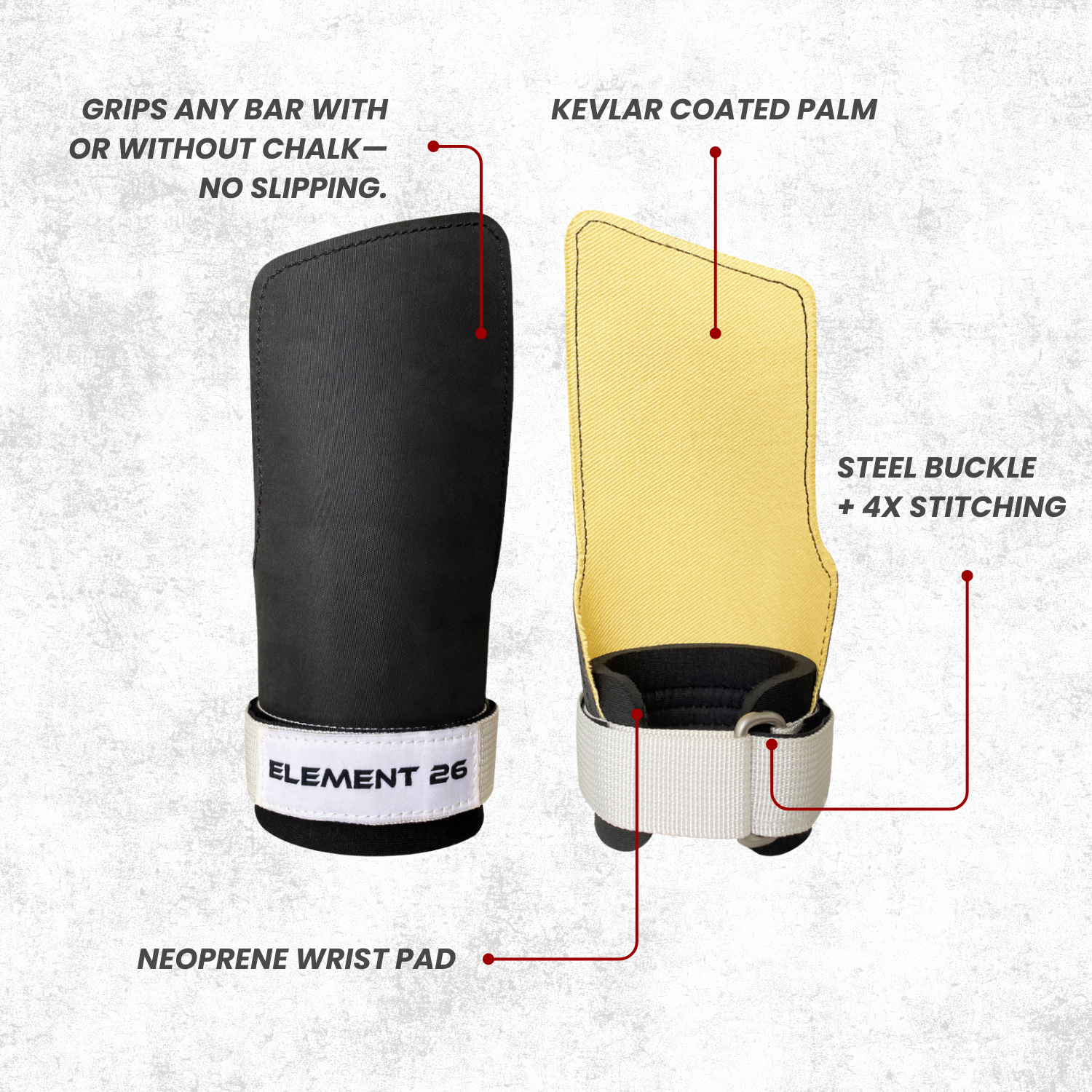 Isocomp Gymnastic Hand Grips