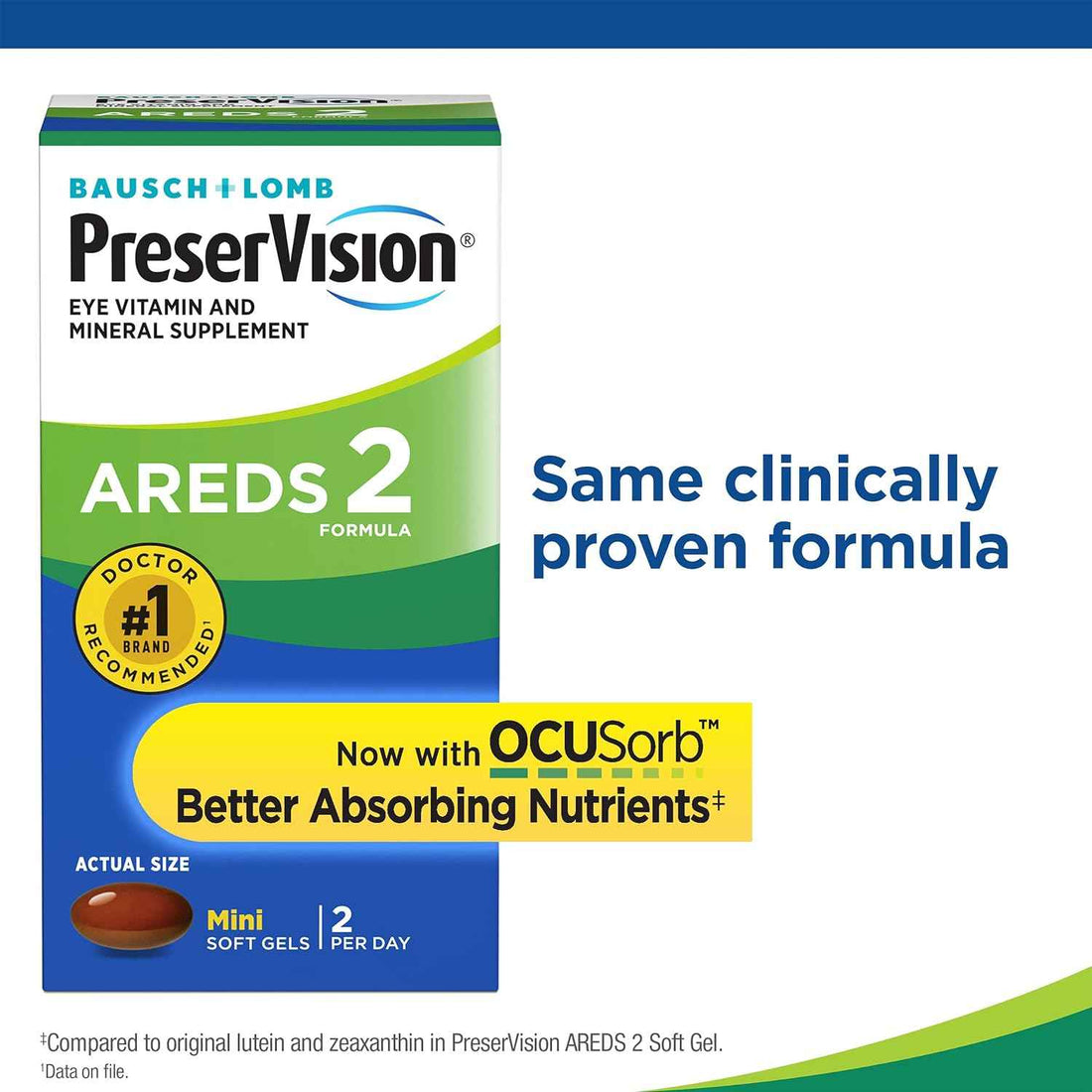 PreserVision 210 Soft Gels, AREDS 2 Formula - Clearance Sale