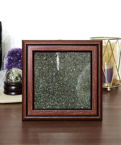 Pyrite Dust Plate, Pyrite Stone, Pyrite Frame, Pyrite Plate  DestGlow