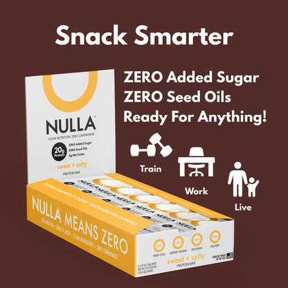 CleanForm Nutrition Nulla Protein Bar - 2 Flavors - Box of 12 by CleanForm Nutrition