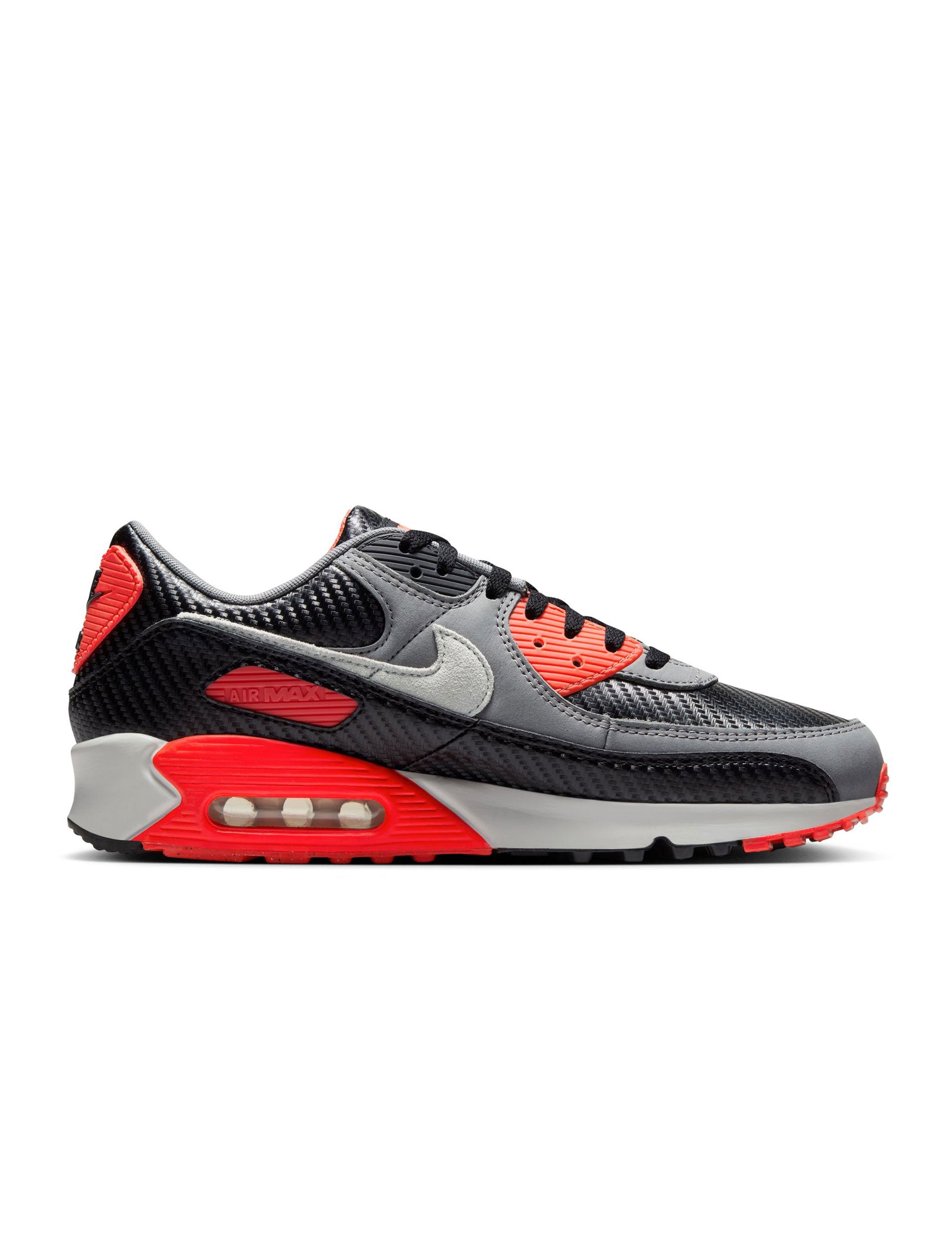 Nike Mens Air Max 90 Premium - Carboned Fiber Infrared by Denim Exchange