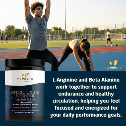 Nitric Oxide Booster Powder Mix – Honeydew/Watermelon Flavor