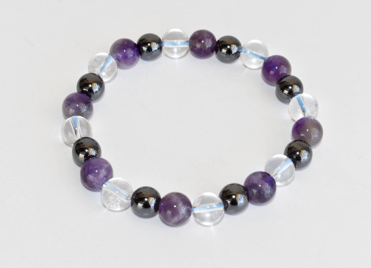 Aquarius Zodiac Crystal Bracelet, Aquarius Gifts  DestGlow