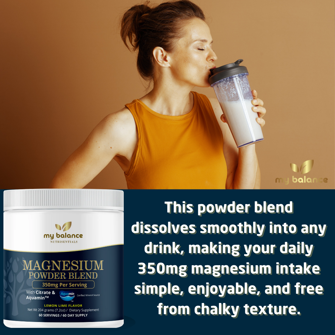 Magnesium Powder - Magnesium Citrate &amp; Aquamin™