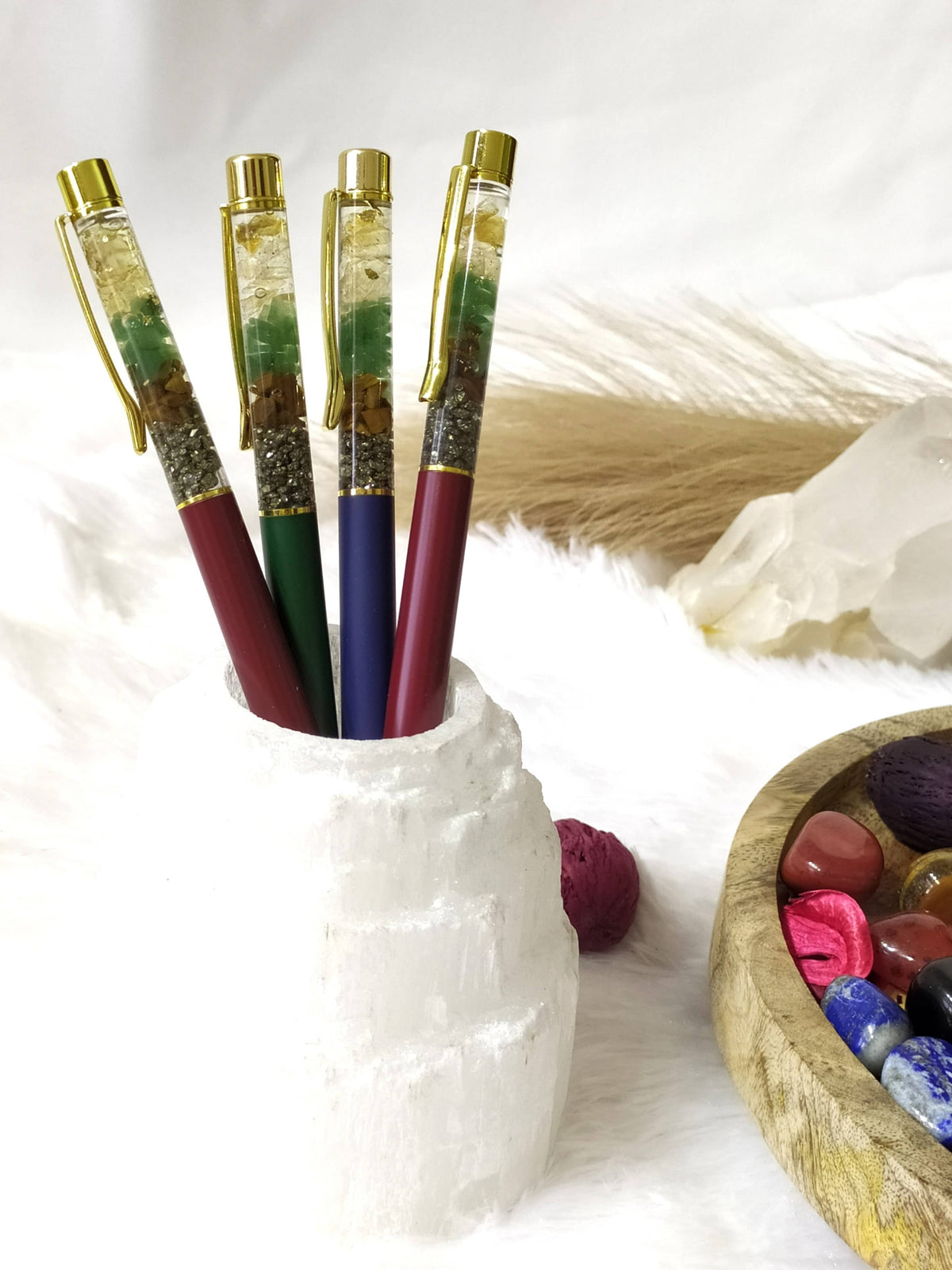 Money Magnet Crystal Pen, Crystal Healing Pen, Aura Pens.