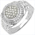 0.20 Carat Genuine White Diamond .925 Sterling Silver Ring by Bids.com