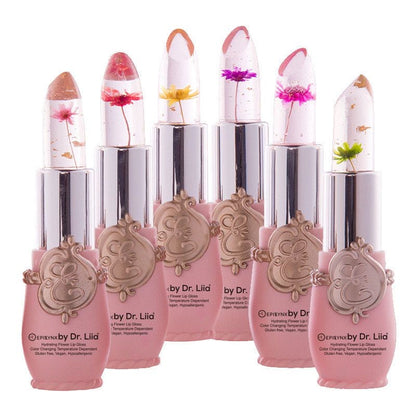 Color-Changing Flower Lip Gloss – Vegan, Gluten-Free, Hydrating Lip Balm by EpiLynx