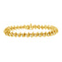 10KT Yellow Gold Plated .925 Sterling Silver 1 cttw Prong-Set Diamond Link Bracelet (J-K, I1-I2) - 7.5" by Bids.com