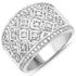 0.52 Carat Genuine White Diamond .925 Sterling Silver Ring by Bids.com