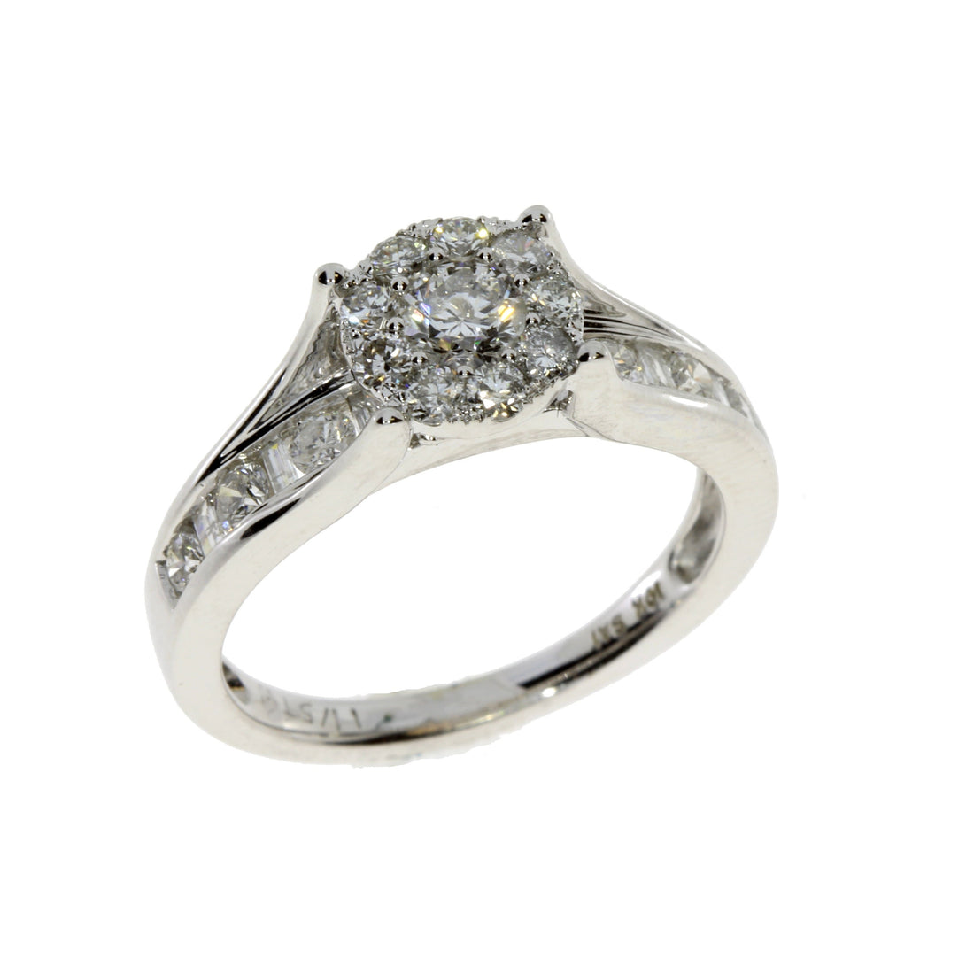 Genuine 1.20ct Diamond Diamond Eng Only 10KT White Gold by Bids.com