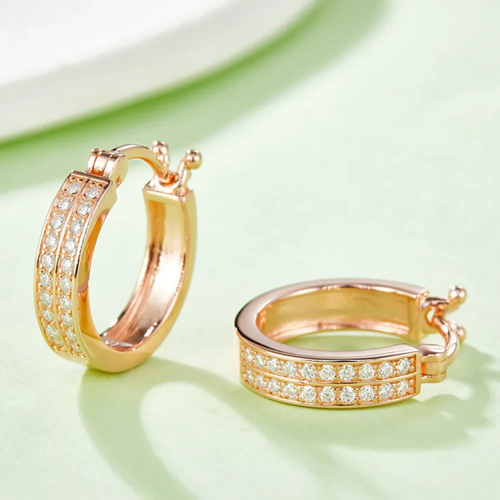 Sparkala™ 925 Sterling Silver Huggie Earrings by Sparkala