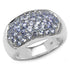 1.37 Carat Genuine Tanzanite .925 Sterling Silver Ring by Bids.com